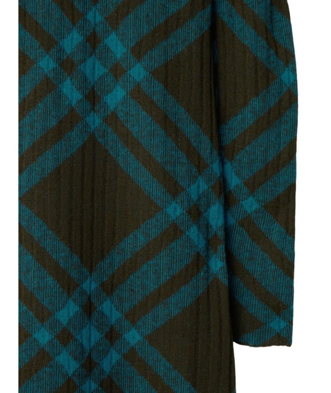 BURBERRY Зеленые полиамидовое повседневное платье, фото 2
