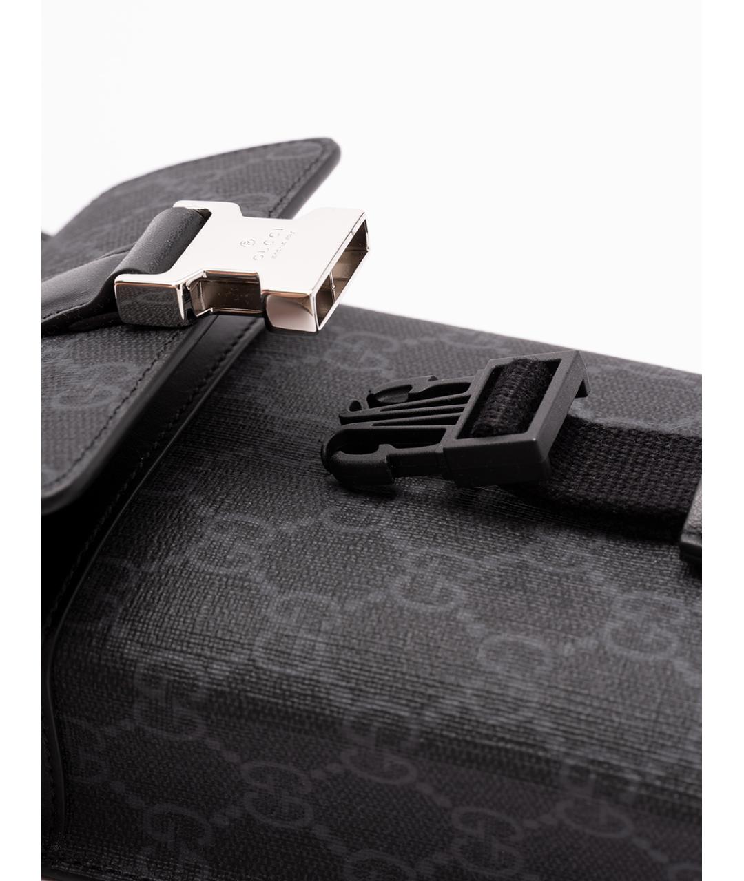 GUCCI Антрацитовая сумка на плечо, фото 4