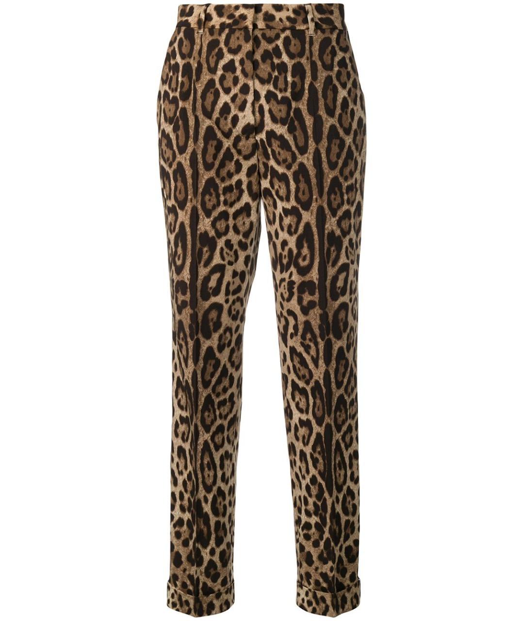 DOLCE&GABBANA Мульти шерстяные брюки узкие, фото 1
