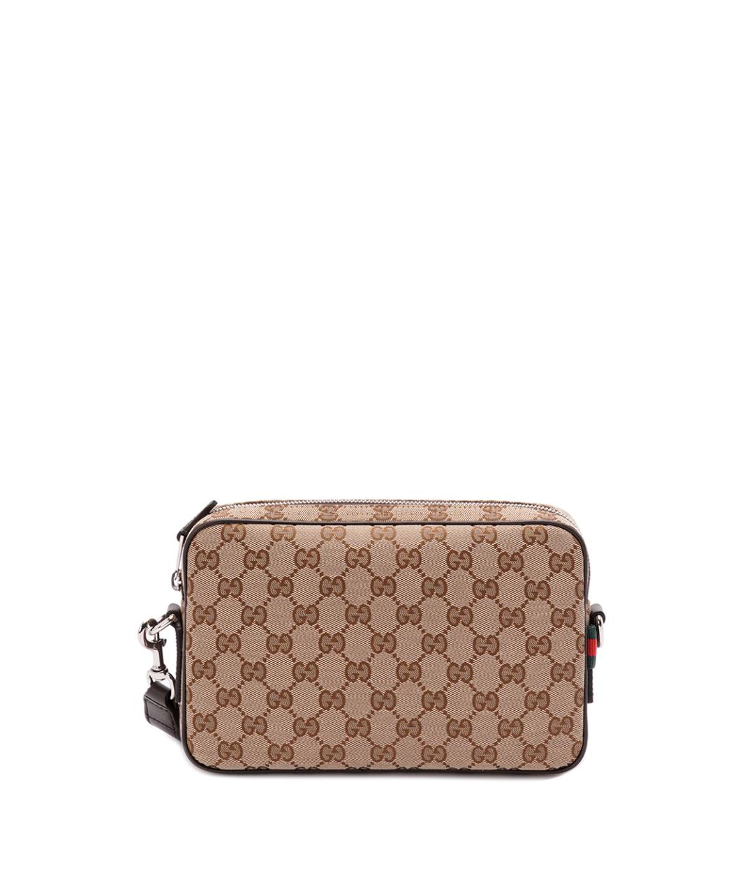 GUCCI Бежевая барсетка, фото 1