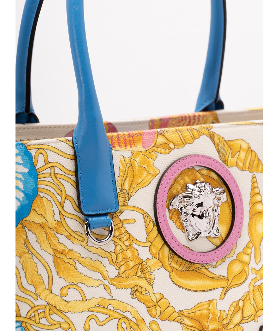 VERSACE Мульти хлопковая сумка тоут, фото 4