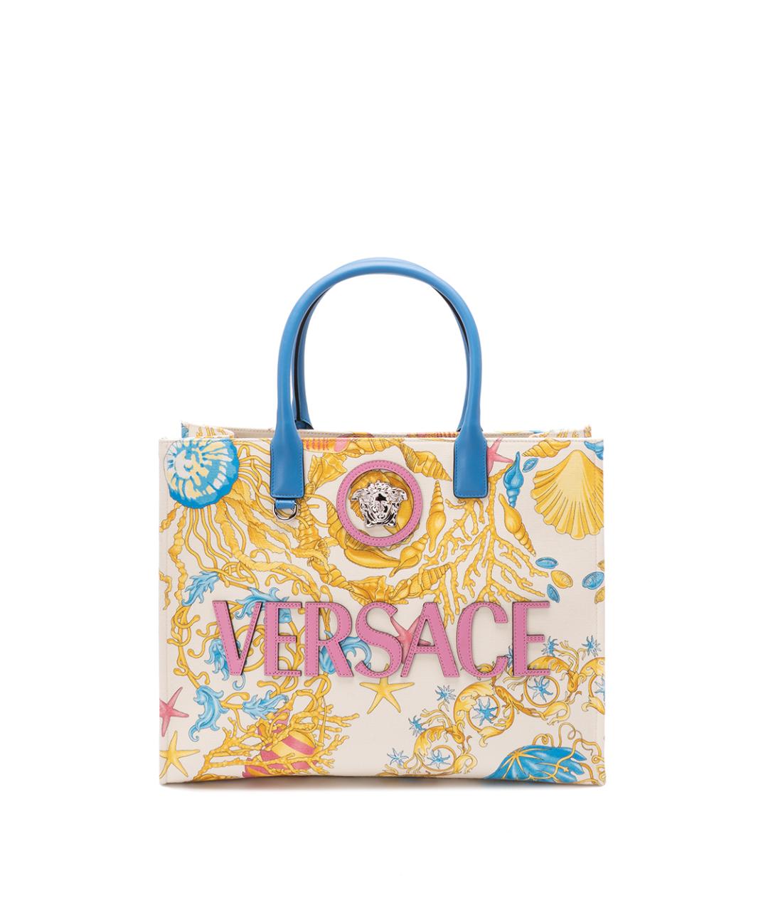 VERSACE Мульти хлопковая сумка тоут, фото 1