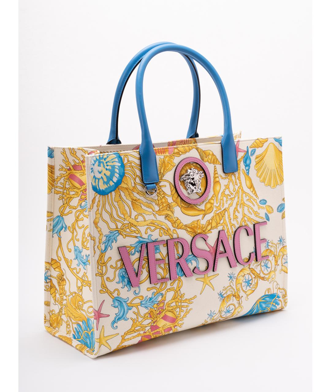 VERSACE Мульти хлопковая сумка тоут, фото 3