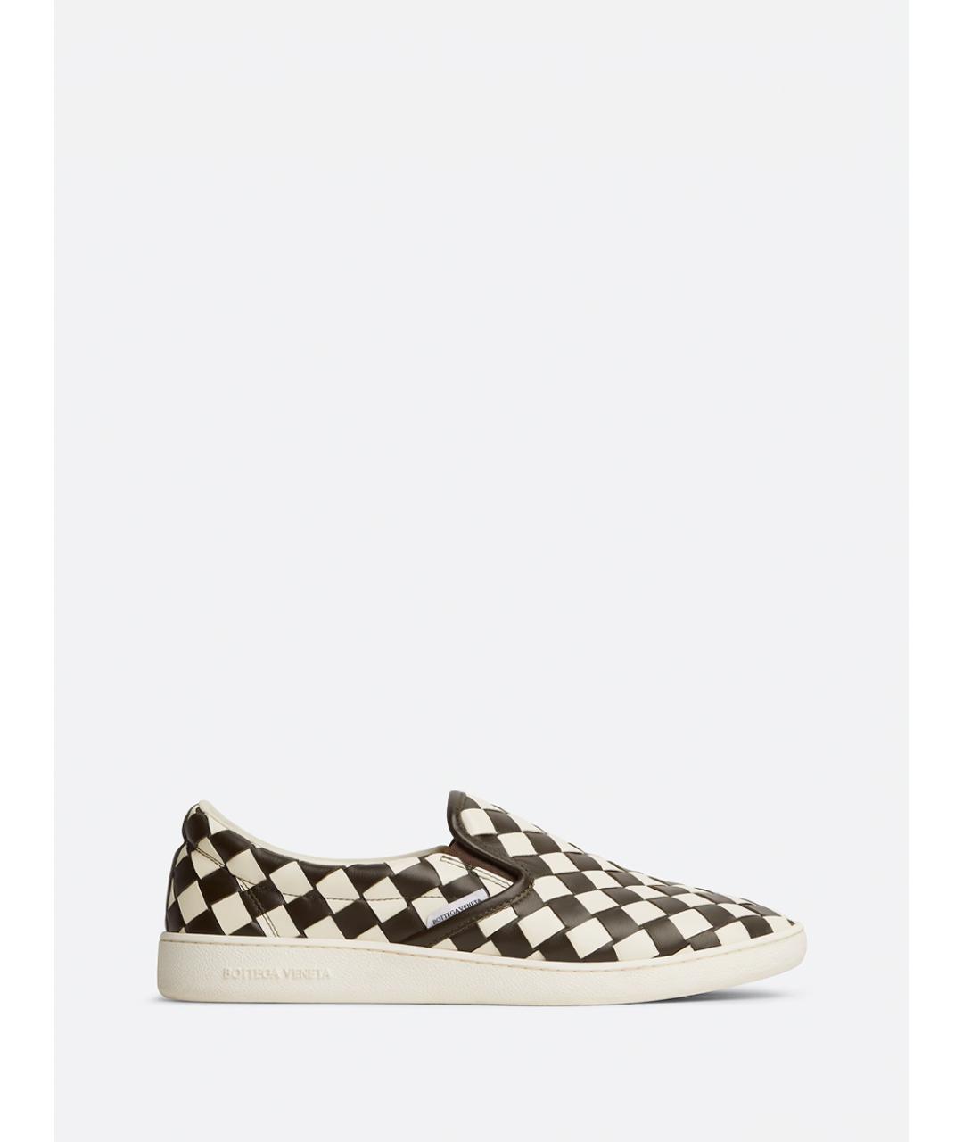 BOTTEGA VENETA Мульти кожаные слипоны, фото 5