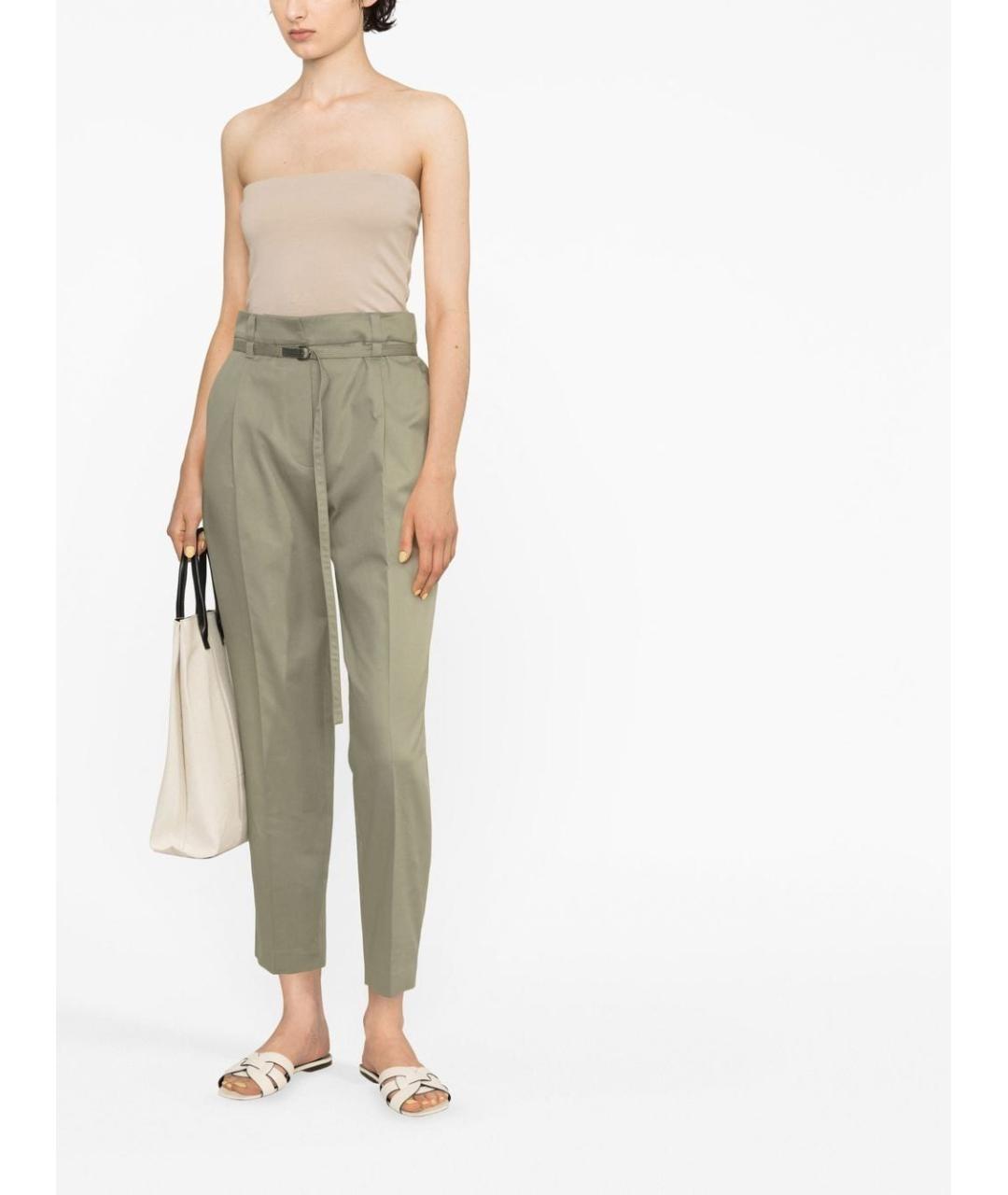 BRUNELLO CUCINELLI Бежевая хлопко-эластановая майка, фото 2