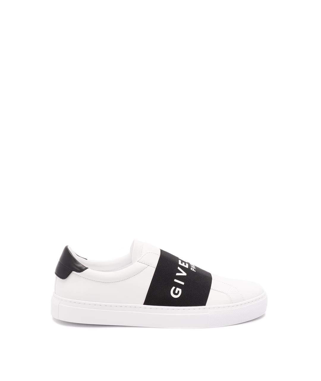 GIVENCHY Белые кожаные слипоны, фото 1