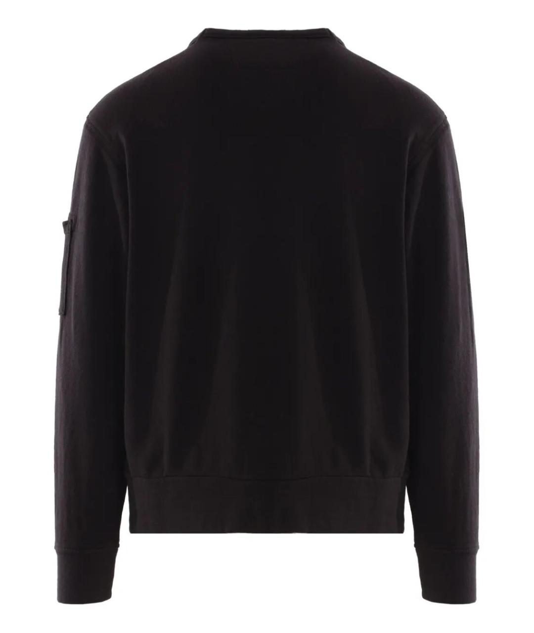 CP COMPANY Черный хлопковый джемпер / свитер, фото 2