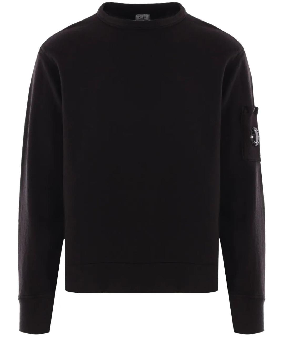 CP COMPANY Черный хлопковый джемпер / свитер, фото 1