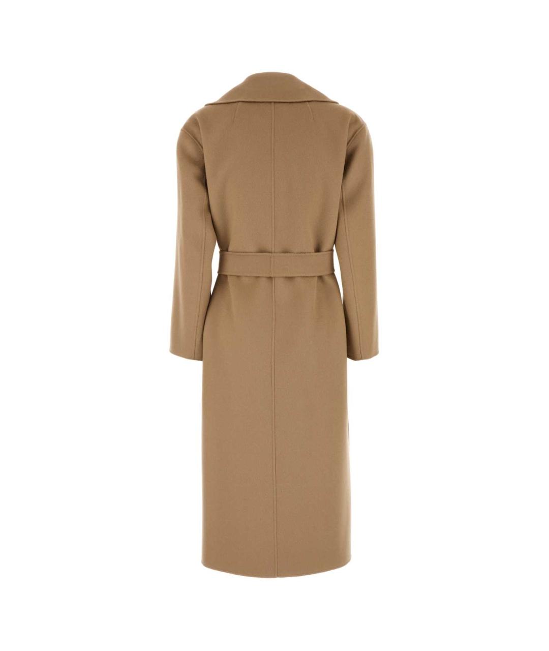 'S MAX MARA Бежевое шерстяное пальто, фото 2