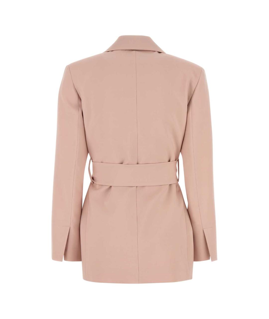 WEEKEND MAX MARA Розовый шерстяной жакет/пиджак, фото 2