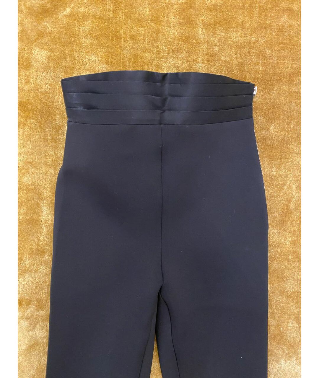BOHEMIQUE Черные полиуретановые прямые брюки, фото 3