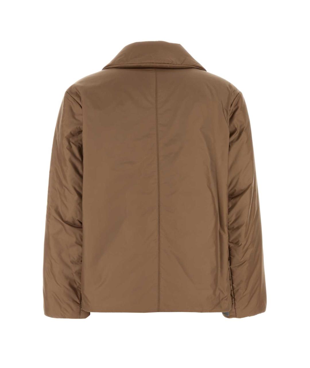 MAX MARA Бежевая полиэстеровая куртка, фото 2