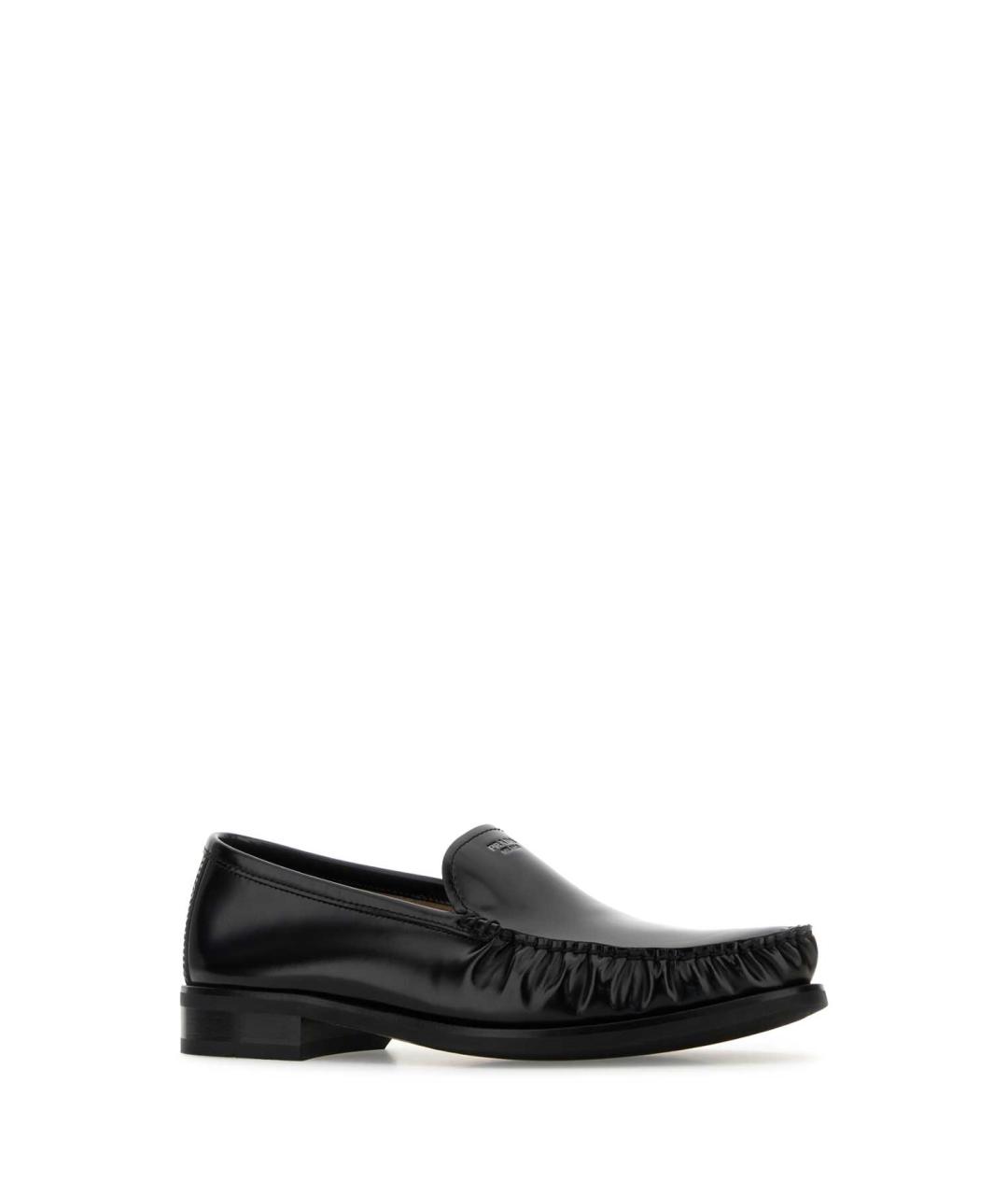 PRADA Черные кожаные лоферы, фото 2