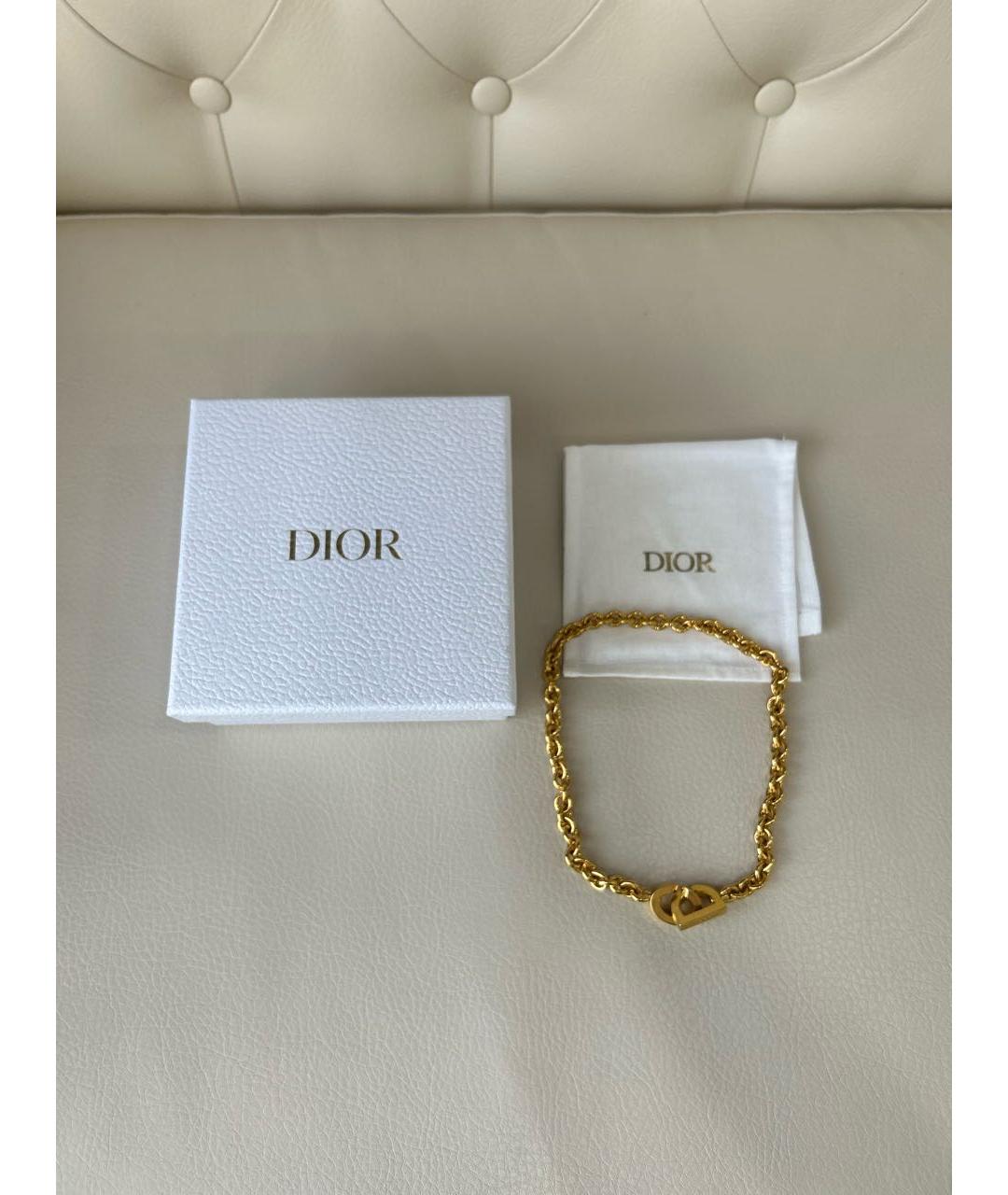 CHRISTIAN DIOR Золотая металлическая цепочка, фото 7