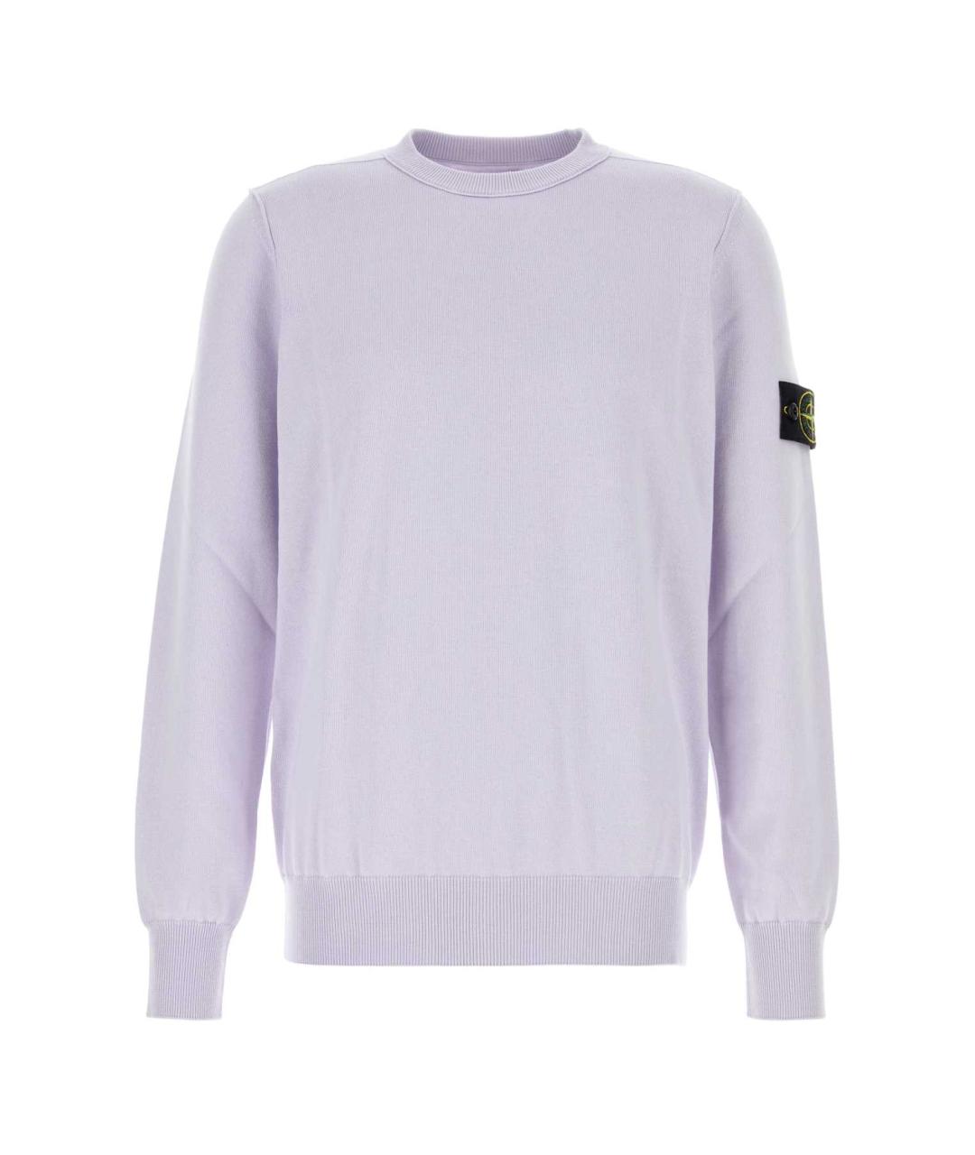 STONE ISLAND Фиолетовый хлопковый джемпер / свитер, фото 1