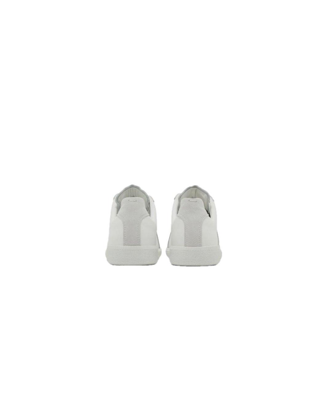 MAISON MARGIELA Белые кожаные кеды, фото 7