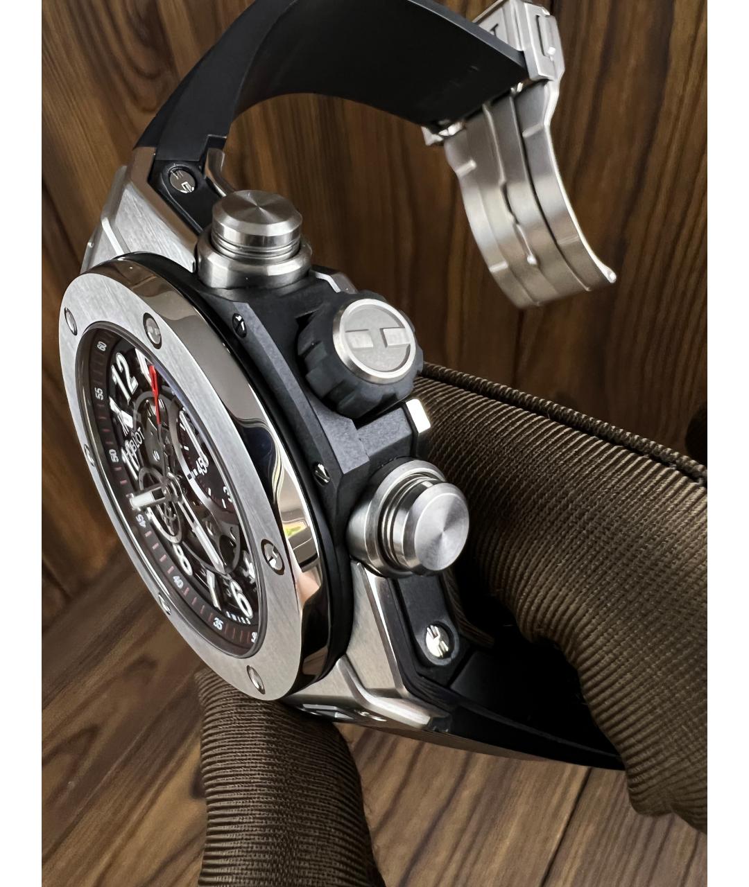 HUBLOT Черные часы, фото 4