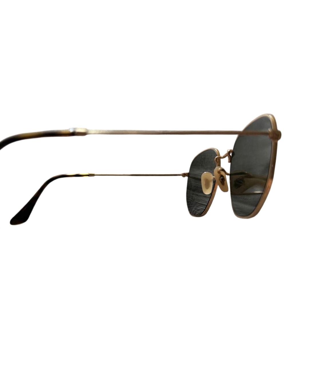 RAY BAN Черные металлические солнцезащитные очки, фото 3