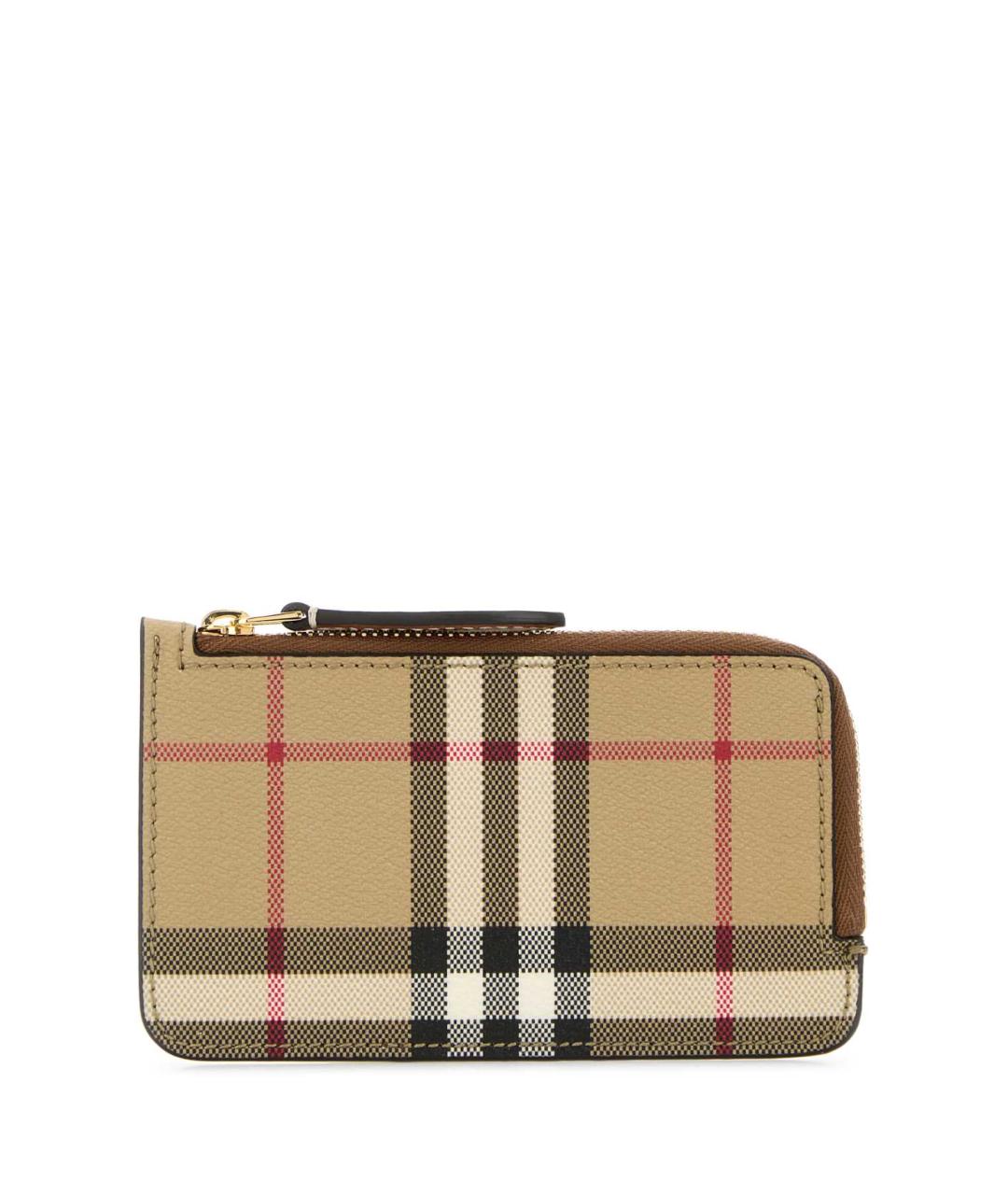 BURBERRY Бежевый полиуретановый кошелек, фото 1
