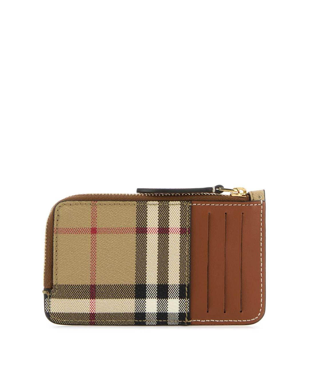 BURBERRY Бежевый полиуретановый кошелек, фото 3