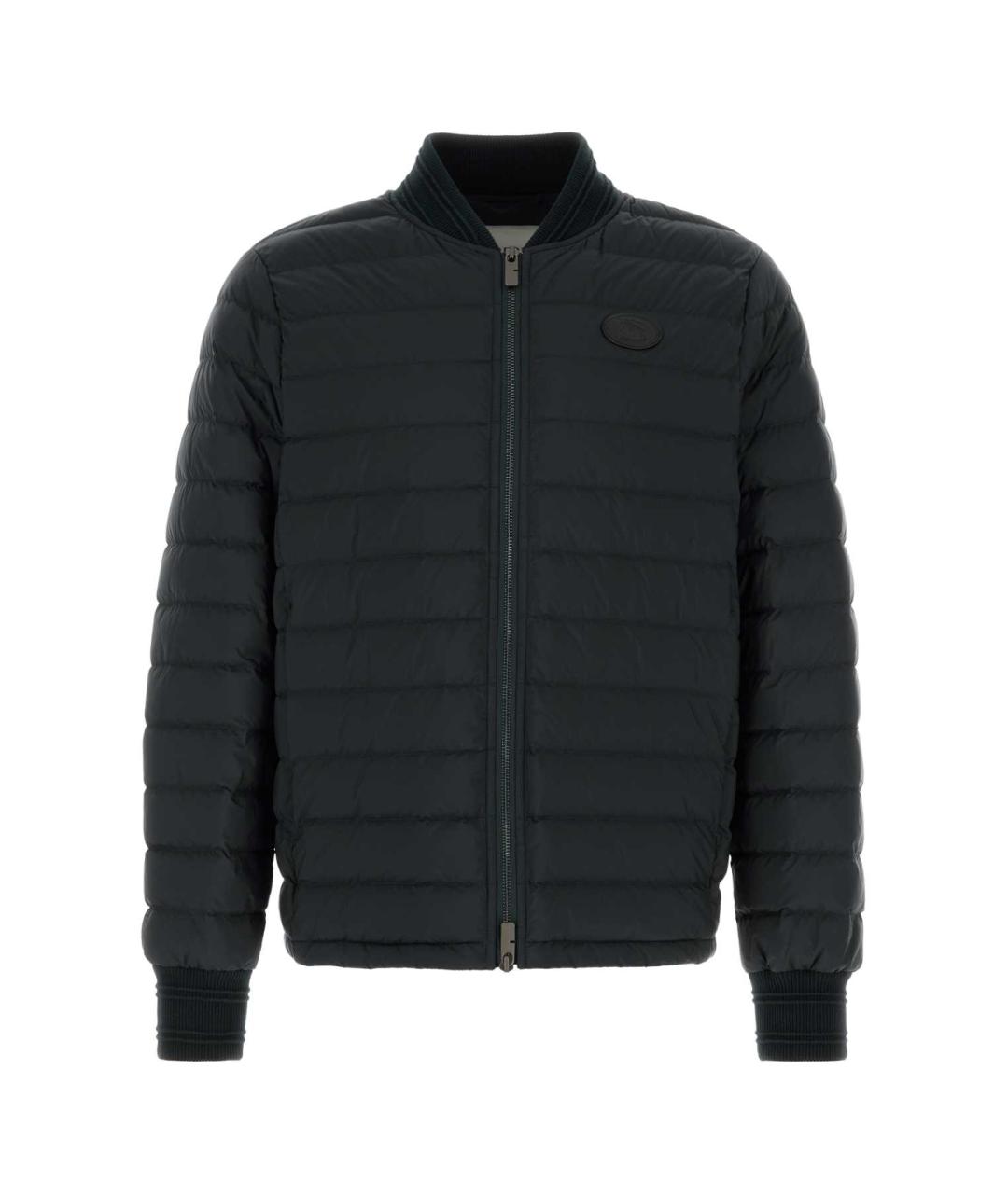 BURBERRY Черная полиамидовая куртка, фото 1