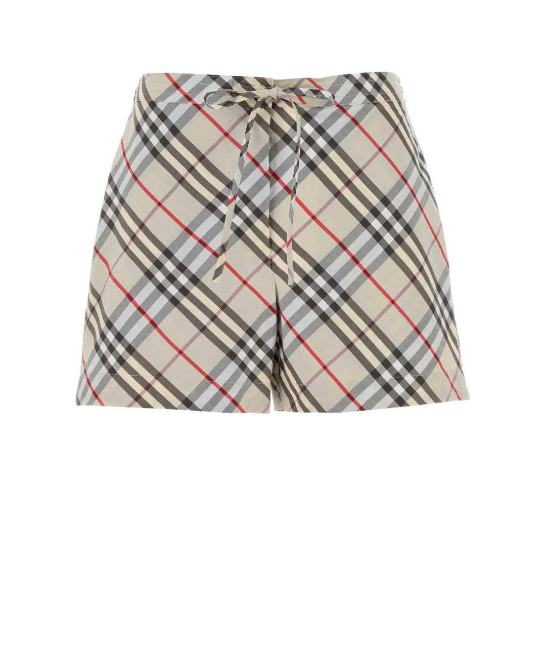 BURBERRY Бежевые хлопковые шорты, фото 1