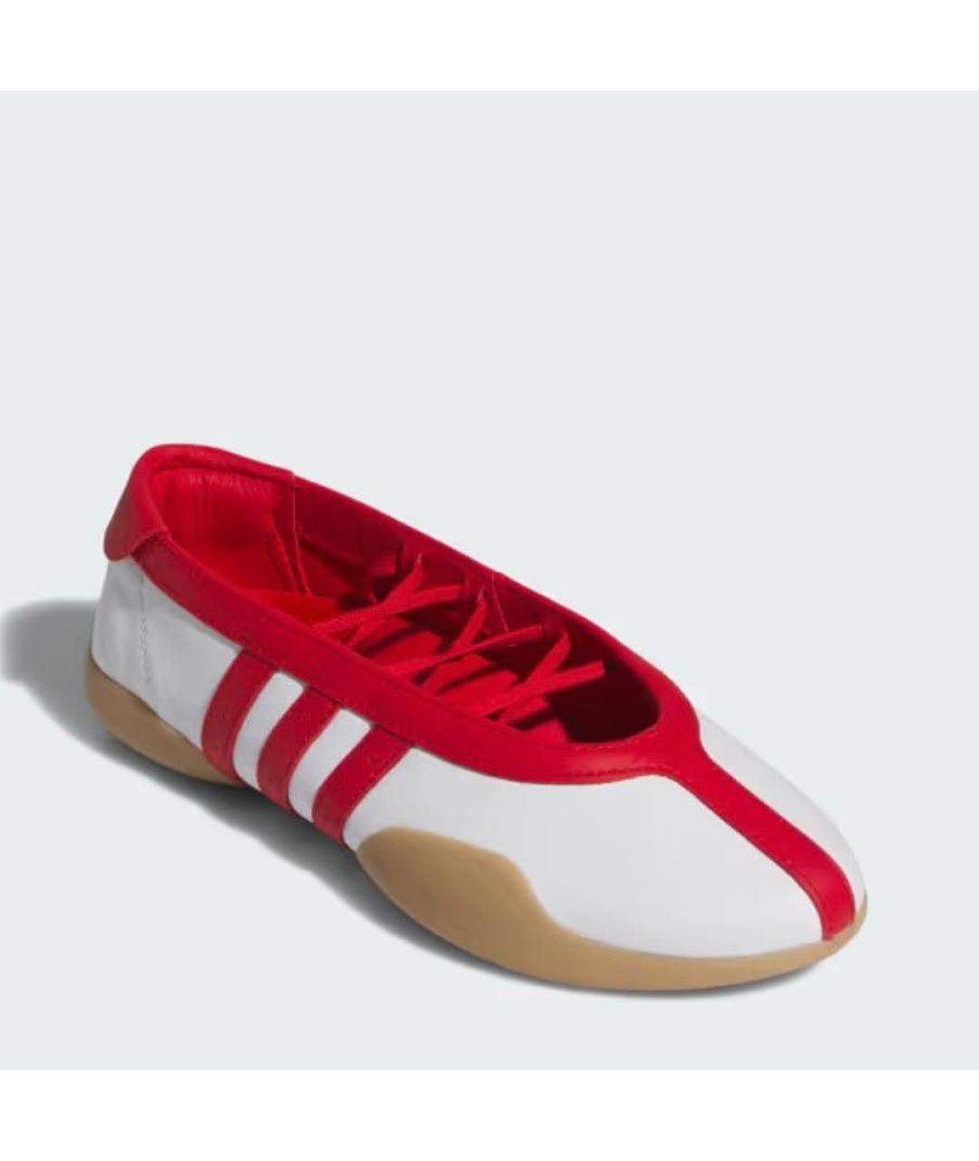 ADIDAS Красные кожаные балетки, фото 6