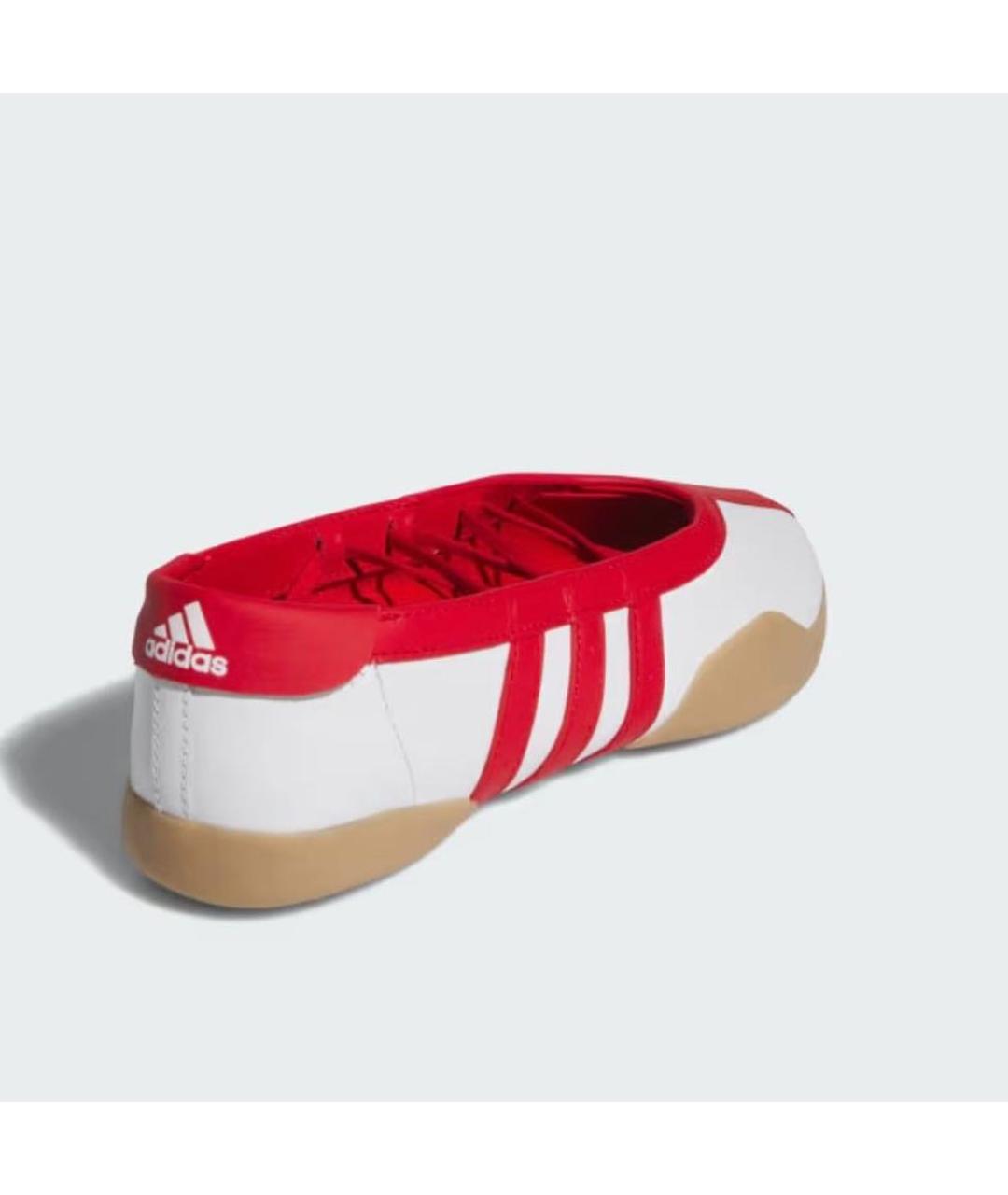 ADIDAS Красные кожаные балетки, фото 5
