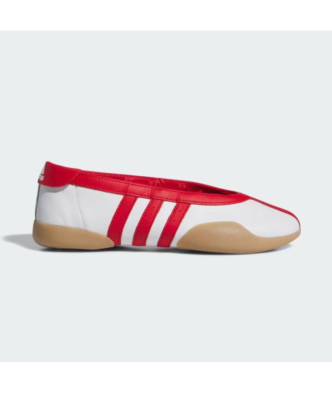 ADIDAS Красные кожаные балетки, фото 8