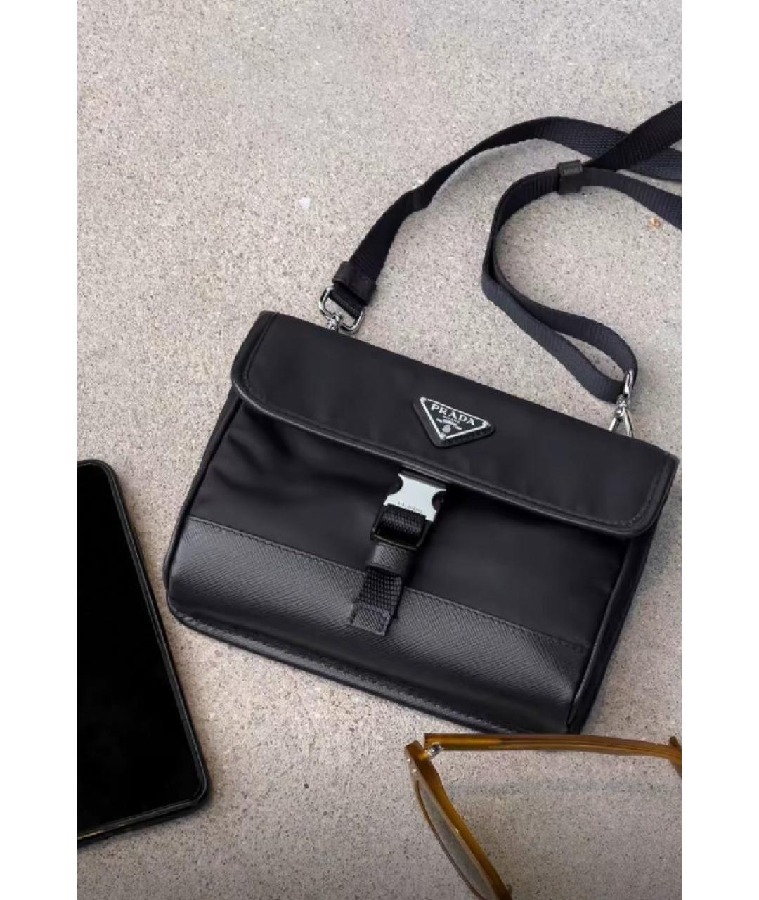 PRADA Черная сумка на плечо, фото 5