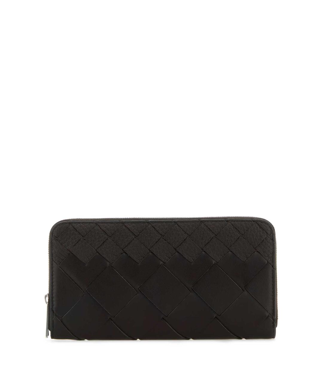 BOTTEGA VENETA Коричневый кожаный кошелек, фото 1