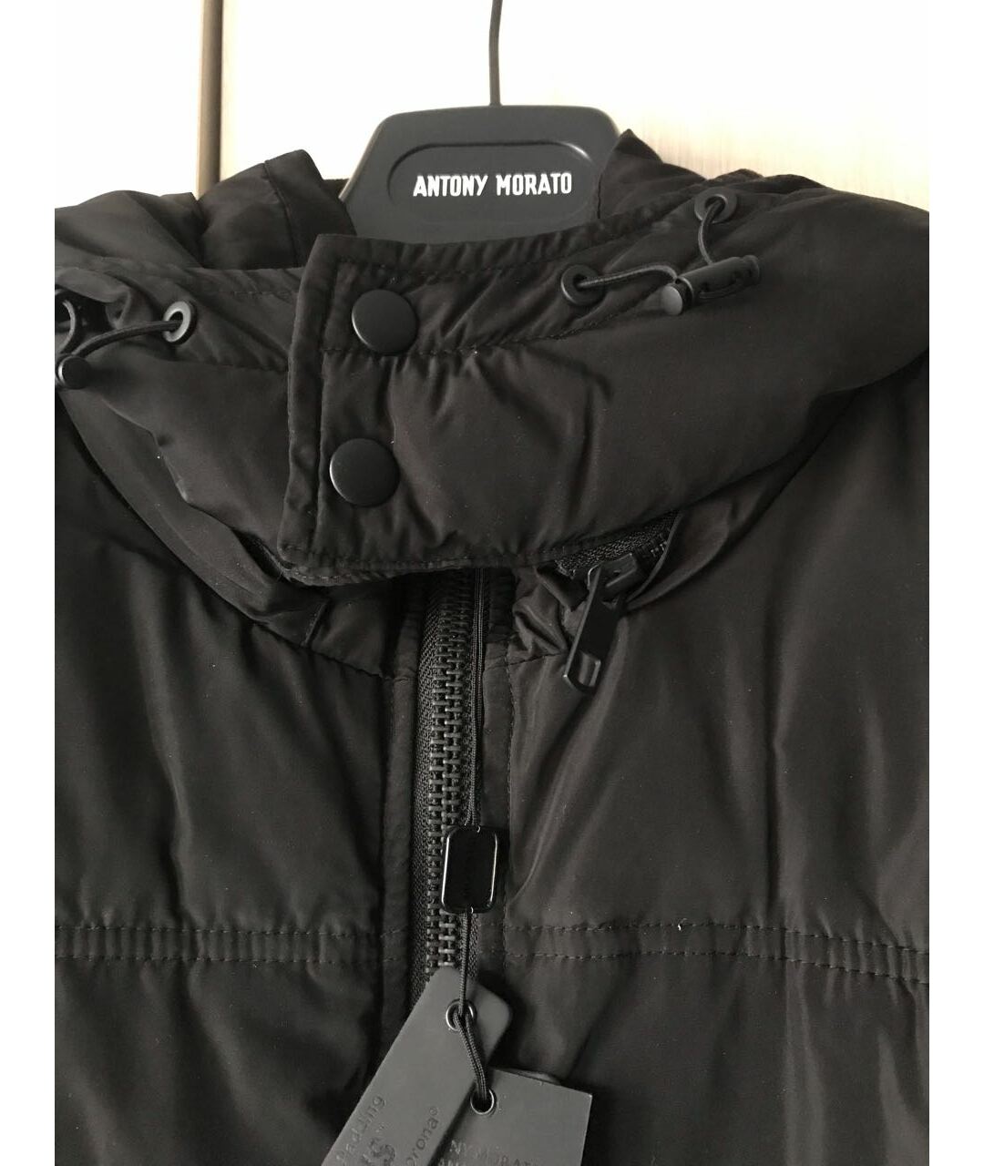 ANTONY MORATO Черная полиэстеровая куртка, фото 3