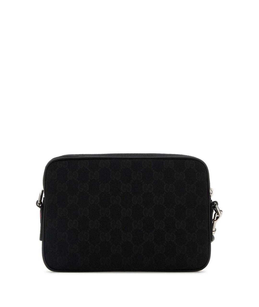 GUCCI Черная тканевая сумка на плечо, фото 3