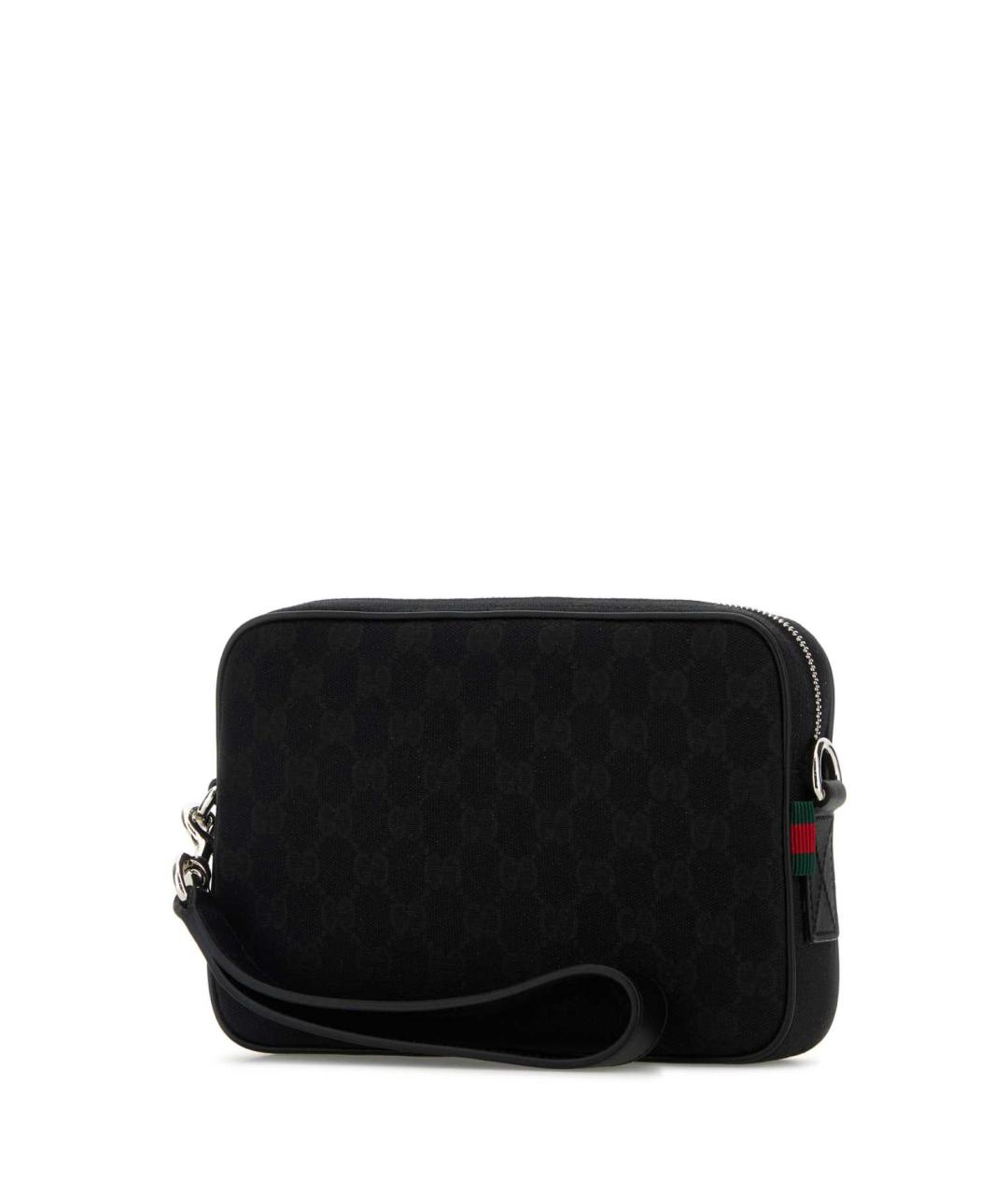 GUCCI Черная тканевая сумка на плечо, фото 2