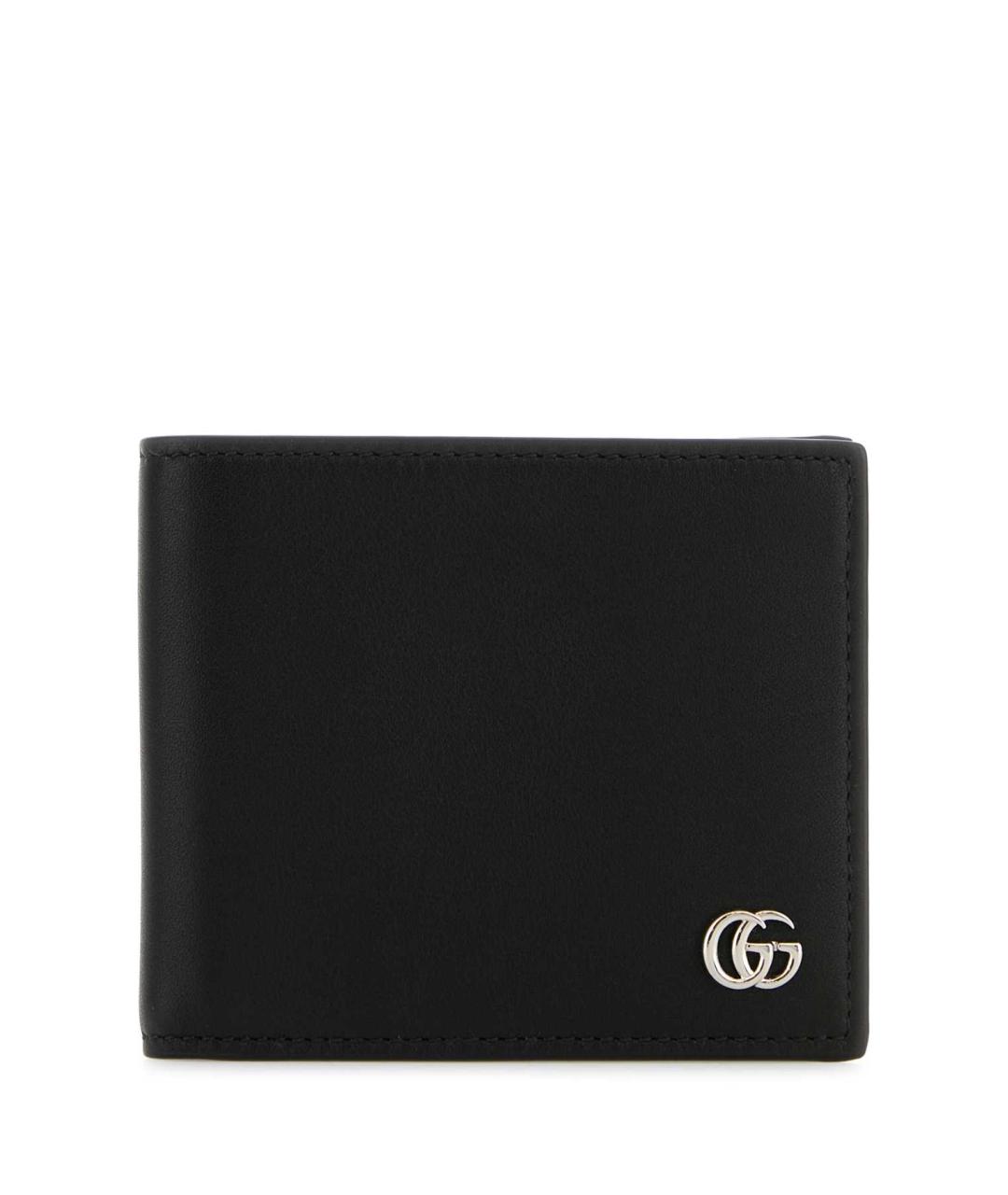 GUCCI Черный кожаный кошелек, фото 1