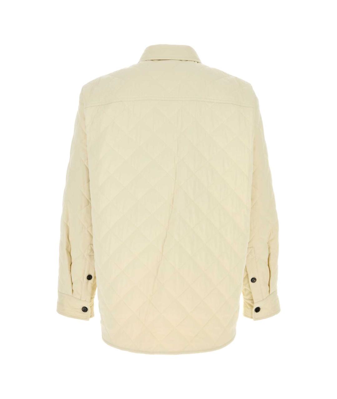BOTTEGA VENETA Бежевая хлопковая куртка, фото 2