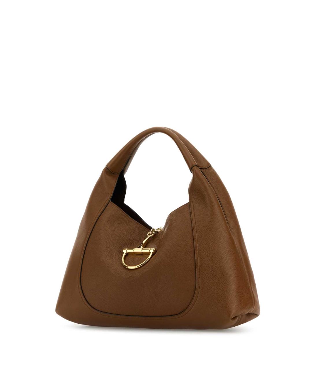 GUCCI Коричневая кожаная сумка через плечо, фото 2