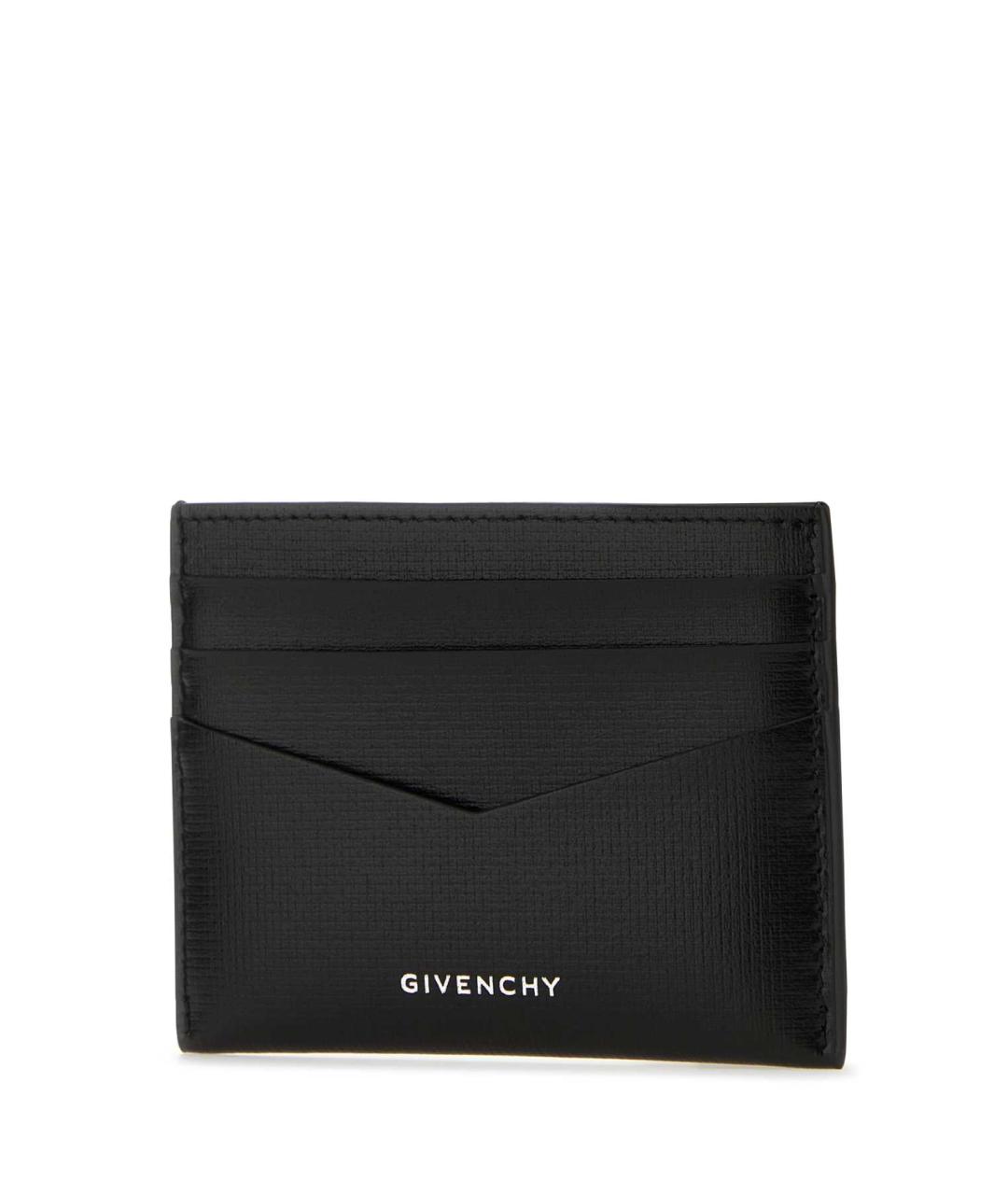 GIVENCHY Черный кожаный кардхолдер, фото 2