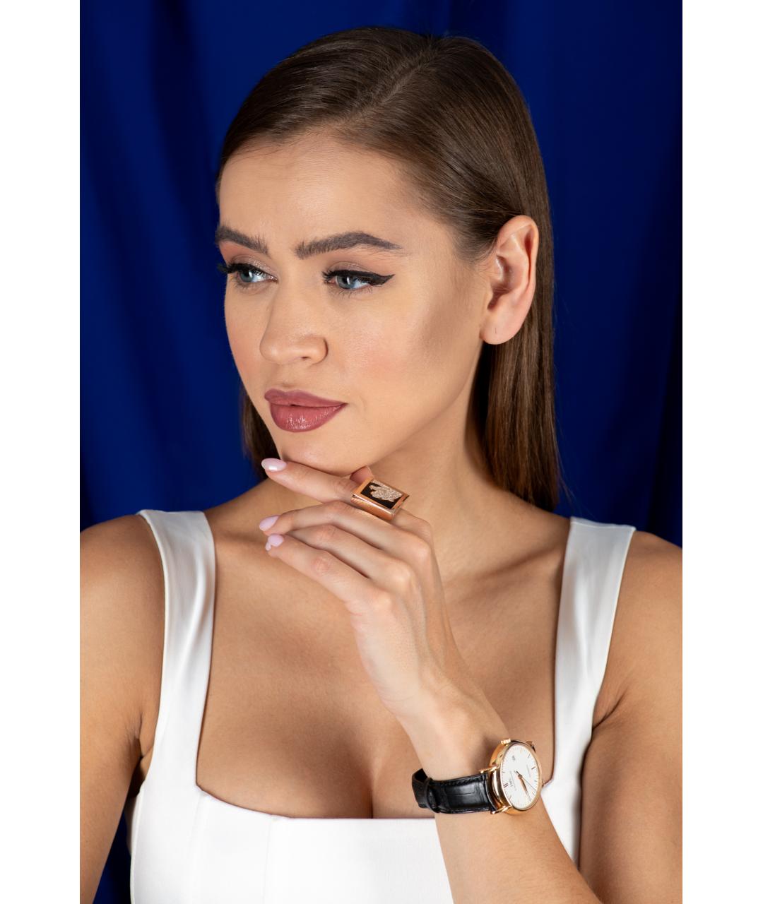 IWC Коричневые часы из желтого золота, фото 3