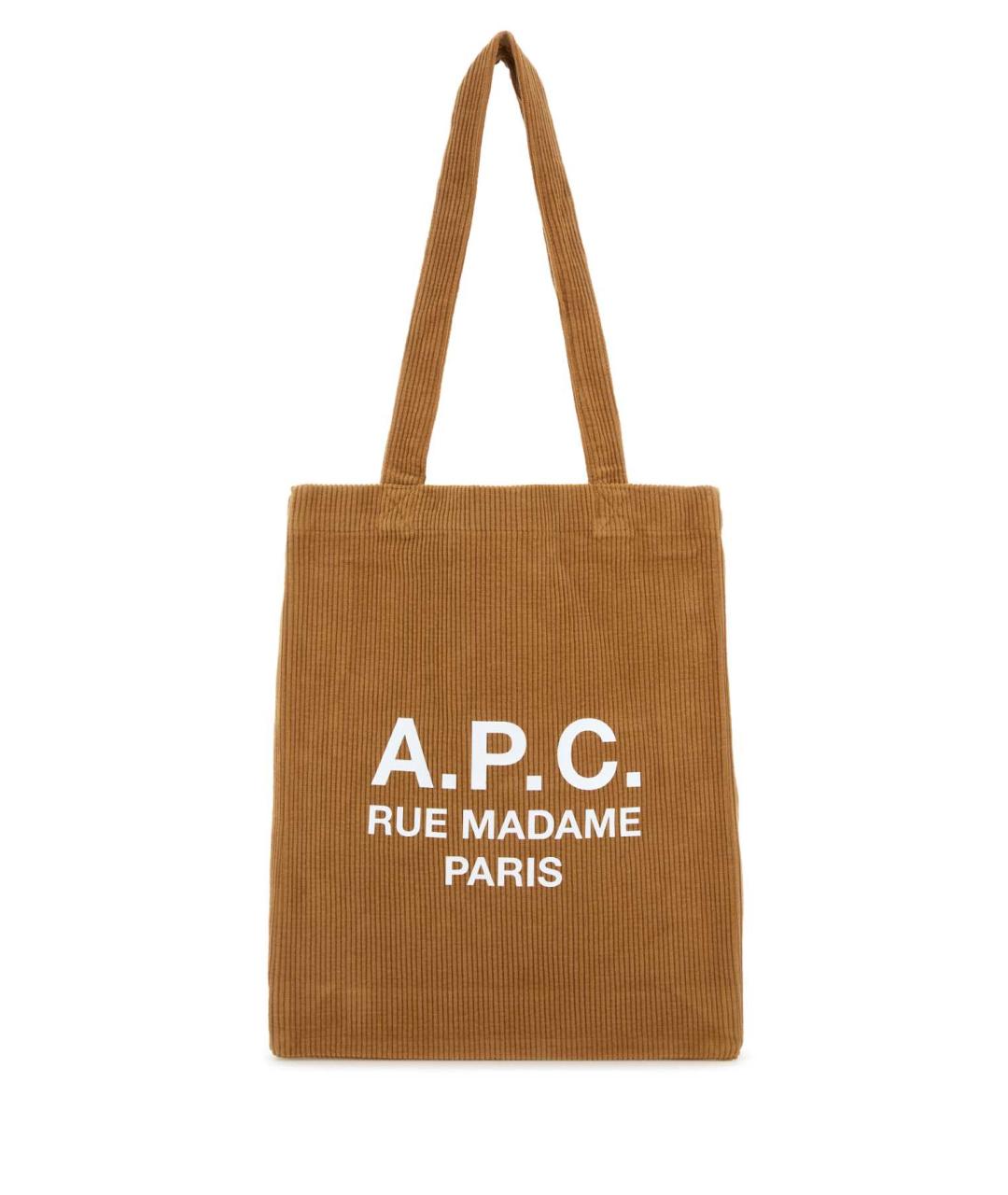 A.P.C. Коричневая сумка тоут, фото 1