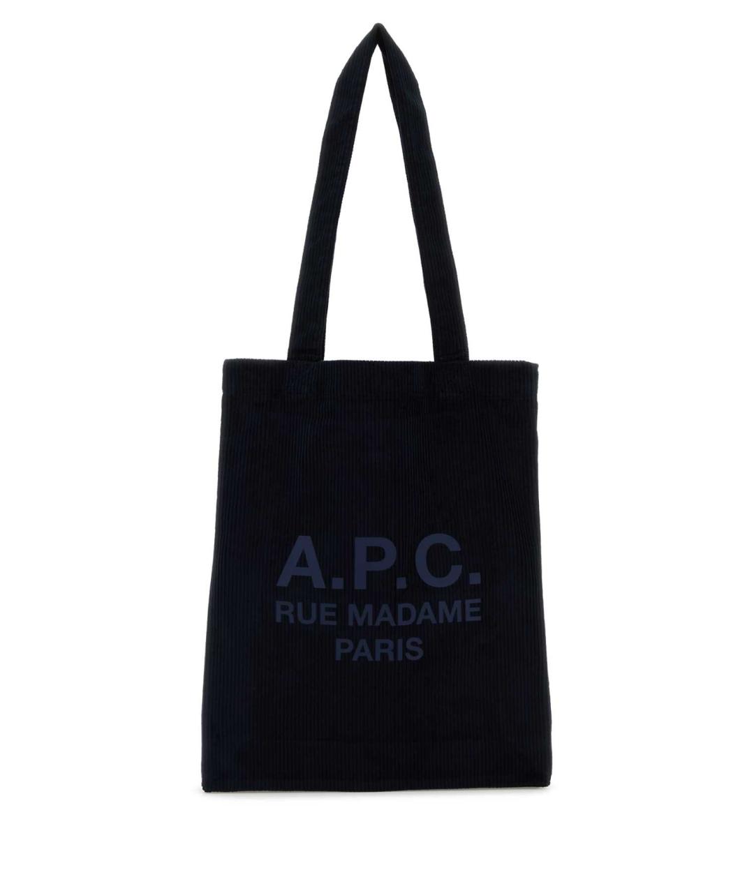 A.P.C. Темно-синяя сумка тоут, фото 1