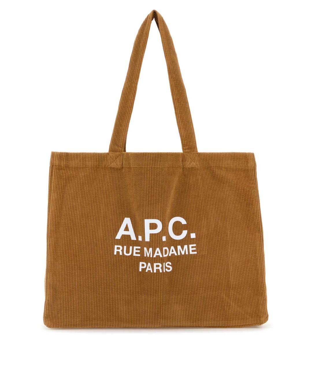 A.P.C. Коричневая сумка тоут, фото 1