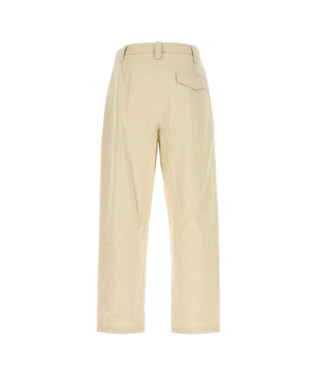 A.P.C. Бежевые хлопковые повседневные брюки, фото 2