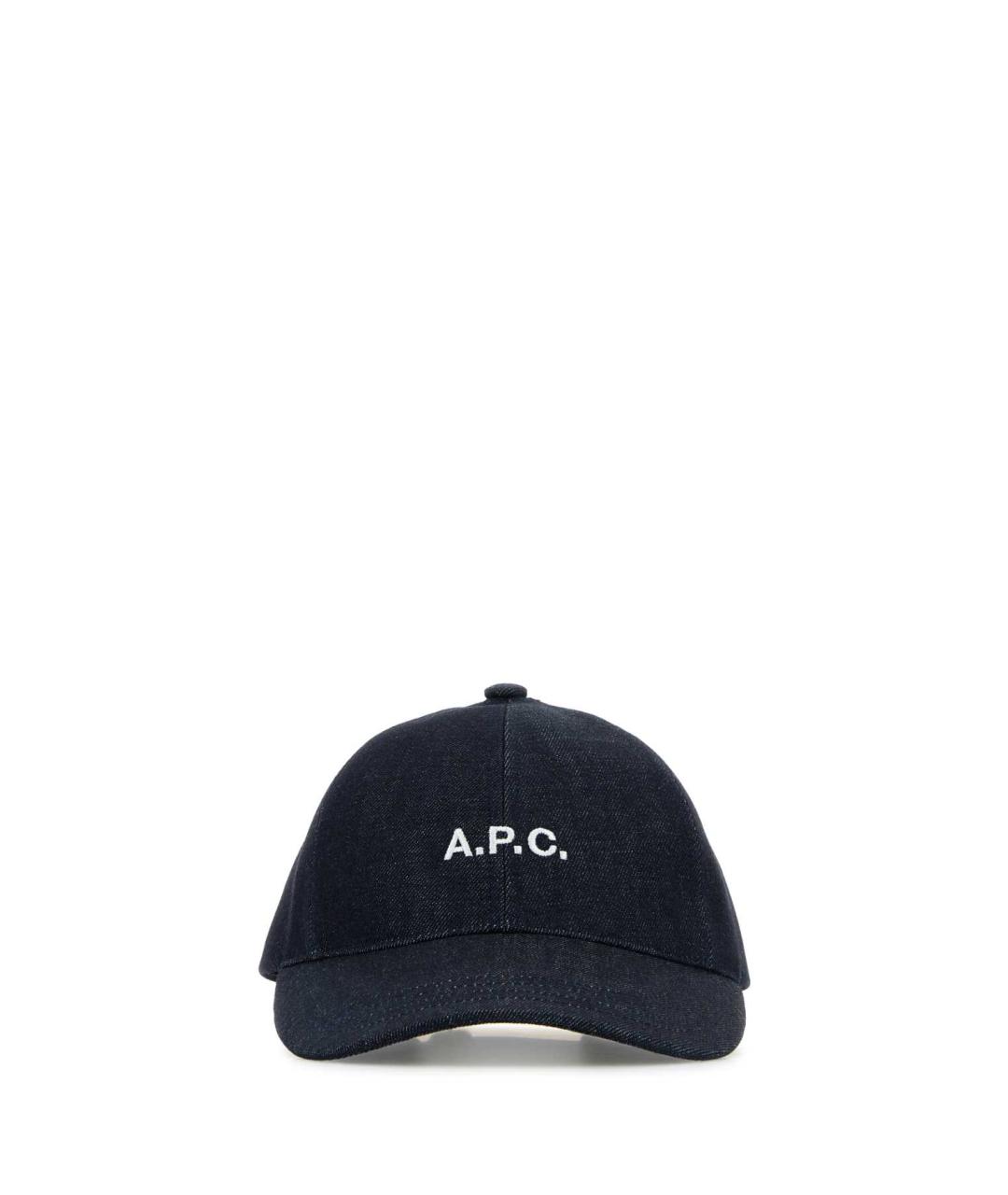 A.P.C. Темно-синяя хлопковая кепка/бейсболка, фото 1
