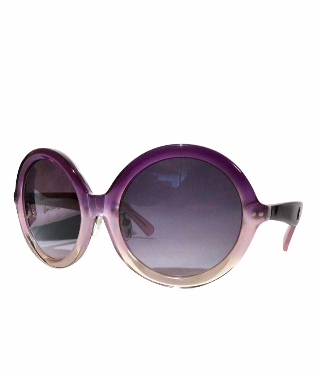 3.1 PHILLIP LIM Фиолетовые пластиковые солнцезащитные очки, фото 1
