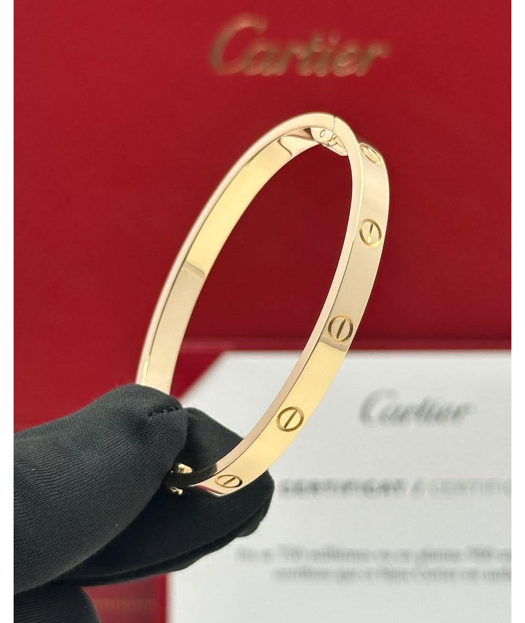 CARTIER Золотой браслет из желтого золота, фото 5