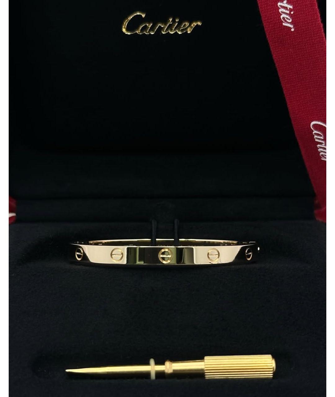 CARTIER Золотой браслет из желтого золота, фото 4