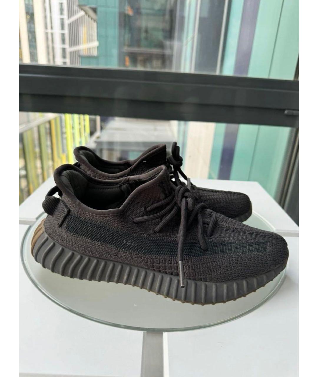 ADIDAS YEEZY Черные низкие кроссовки / кеды, фото 3