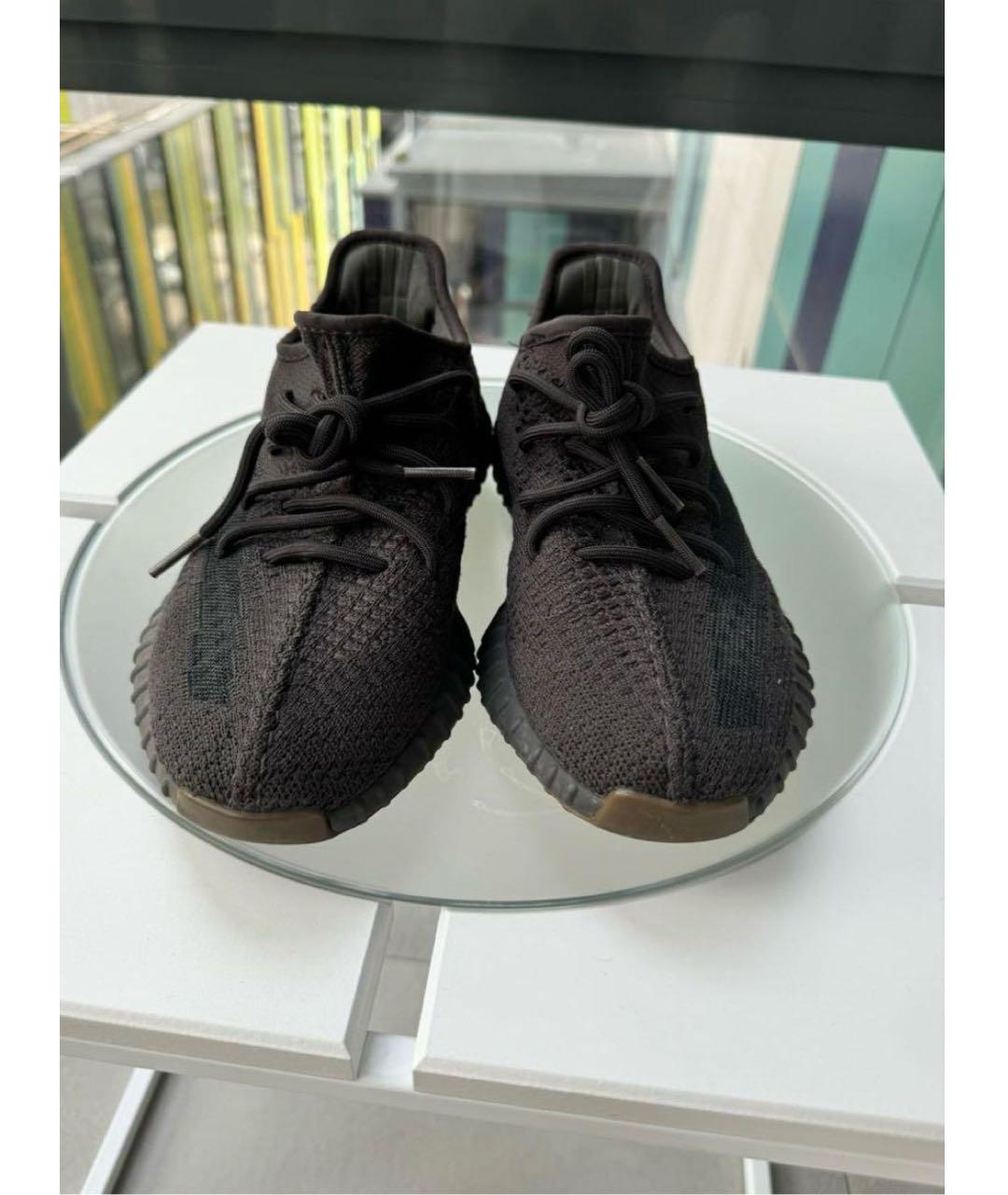 ADIDAS YEEZY Черные низкие кроссовки / кеды, фото 2