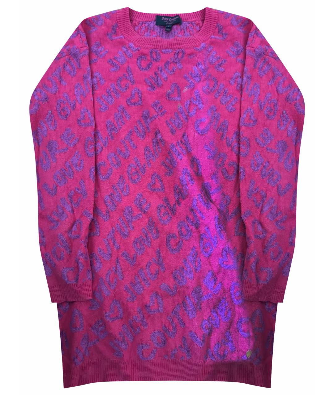 JUICY COUTURE Розовый кашемировый джемпер / свитер, фото 1